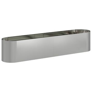 vidaXL Cama de Jard&iacute;n Elevada Acero Galvanizado 200 x 40 x 40 cm