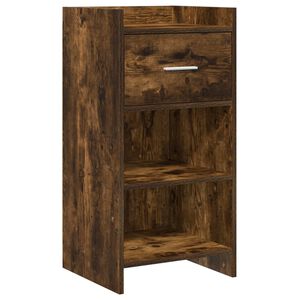 vidaXL Aparador Roble Ahumado 40 x 36 x 80 cm Madera de ingenier&iacute;a