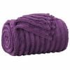 vidaXL Mantitas de Sof&aacute; 6 pcs Morado 240 x 220 cm Lana
