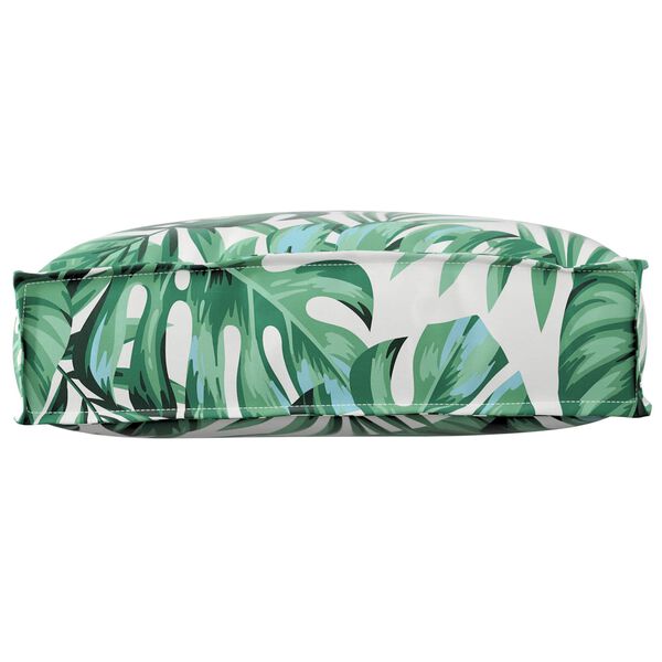 vidaXL Coj&iacute;n Hoja Patr&oacute;n de hoja 50 x 40 x 12 cm Tela Oxford