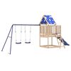 vidaXL Parque infantil de exterior de madera maciza de pino