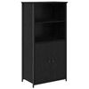 vidaXL Alacena Roble Negro 62 x 36 x 121,5 cm Madera de ingenier&iacute;a