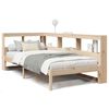 vidaXL Cama con estanter&iacute;a sin colch&oacute;n madera maciza de pino 90x190 cm