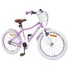 vidaXL Bicicleta Infantil 20 Pulgadas para 6-11 a&ntilde;os Morado