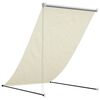 vidaXL Toldo retr&aacute;ctil de tela y acero crema 100x150 cm