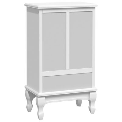 vidaXL Mueble de 5 cajones y 2 estantes blanco