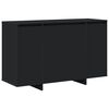vidaXL Aparador Negro 120 x 41 x 75 cm Madera de ingenier&iacute;a