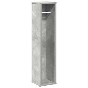 vidaXL Mueble de ba&ntilde;o con portarrollos, color gris hormig&oacute;n, 20,5 x 20 x 90 cm