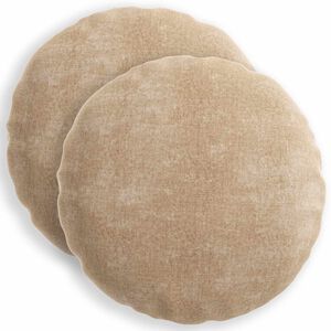 vidaXL Funda de almohada 2 uds. HEERLEN Gris topo &Oslash; 40 cm