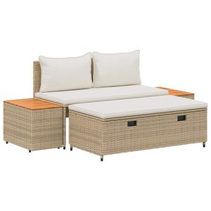 vidaXL Conjunto de sof&aacute;s de exterior 4-N&uacute;mero de plazas 4 pcs