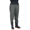 vidaXL Vadeador de cintura con botas verde oscuro talla 39