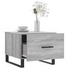 vidaXL Mesa de centro madera contrachapada gris Sonoma 50x50x40 cm