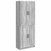 vidaXL Juego de armarios 2 uds. Madera de ingenier&iacute;a