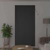 vidaXL Persianas venecianas con cortinas Negro 220 x 100 cm Aluminio