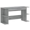 vidaXL Escritorio madera de ingenier&iacute;a gris Sonoma 140x50x75 cm