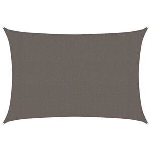 vidaXL Toldo de vela gris antracita HDPE 160 g/m&sup2; 3x4 m