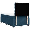 vidaXL Cama box spring con colch&oacute;n terciopelo azul 120x200 cm