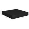 vidaXL Estante flotante de pared MDF negro 23x23,5x3,8 cm