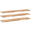 vidaXL Estante flotante 3 uds madera acacia acabado aceite 160x30x2cm