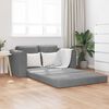 vidaXL Sof&aacute; cama 60cm Gris oscuro Terciopelo