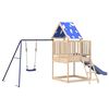 vidaXL Parque infantil de exterior de madera maciza de pino