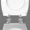 CORNAT Tapa y asiento de WC cierre suave PREMIUM 4 duroplast blanco