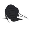 vidaXL Asiento para Tabla de Remo 52 x 31 x 45 cm Lyocell Negro