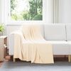 vidaXL Mantitas de Sof&aacute; 24 pcs Crema 170 x 130 cm Lana