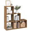 vidaXL Librer&iacute;a divisor 3 niveles madera roble artisan 99x29x99 cm