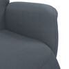 vidaXL Sill&oacute;n reclinable con reposapi&eacute;s terciopelo gris oscuro
