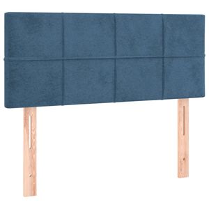 vidaXL Cabecero de terciopelo azul oscuro 90x5x78/88 cm
