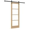 vidaXL Puerta Corredera Natural 73,5 x 198,5 cm