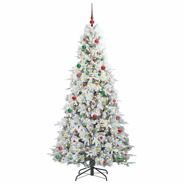 vidaXL &Aacute;rbol de Navidad artificial con ramas articuladas 210 cm