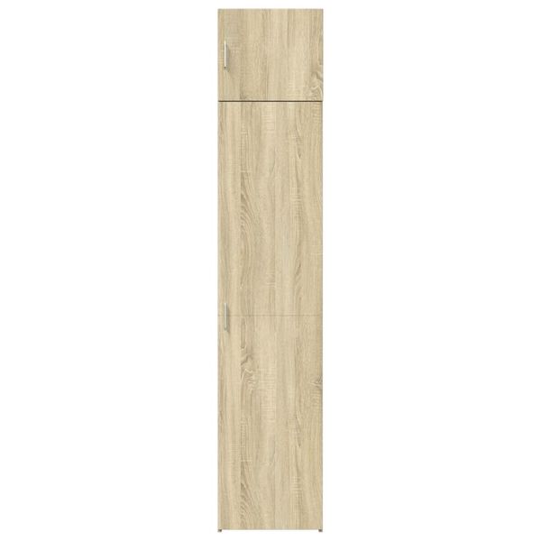 vidaXL Armario estrecho madera ingenier&iacute;a roble Sonoma 45x42,5x225 cm