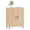 vidaXL Aparador de madera de ingeniería roble Sonoma 69,5x34x90 cm