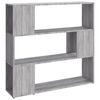 vidaXL Estanter&iacute;a/divisor de espacios gris Sonoma 100x24x94 cm