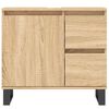 vidaXL Armario de ba&ntilde;o madera contrachapada roble Sonoma 65x33x60 cm