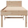 vidaXL Estructura de cama sin colch&oacute;n madera maciza de pino 90x190 cm