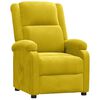 vidaXL Sill&oacute;n reclinable terciopelo amarillo