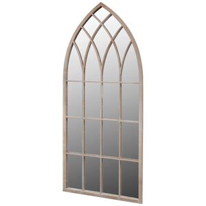 vidaXL Espejo de jard&iacute;n arco g&oacute;tico uso interior y exterior 50x115 cm