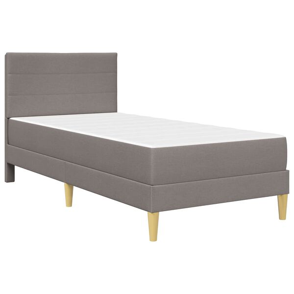 vidaXL Estructura de cama Taup&eacute; 80 x 200 cm Poli&eacute;ster