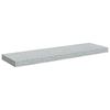 vidaXL Estante flotante pared 2 uds MDF gris hormig&oacute;n 80x23,5x3,8 cm