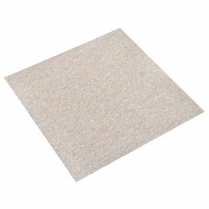vidaXL Alfombra 20 pcs Beige claro 50 x 50 cm 100% Polipropileno