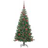 vidaXL &Aacute;rbol de Navidad con 150 LED con soporte Verde 120 cm PVC