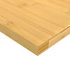 vidaXL Estante de pared de bambú 80x20x1,5 cm