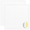 vidaXL Sticker 2 uds. Blanco &Oslash; 20 x 0,5 mm Papel