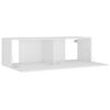 vidaXL Set de muebles para TV 8 piezas madera contrachapada blanco