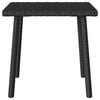 vidaXL Mesa centro jard&iacute;n rectangular negra 40x40x37cm rat&aacute;n sint&eacute;tico