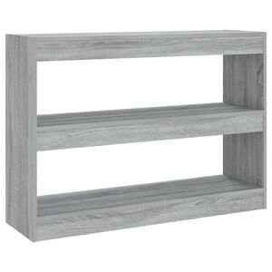 vidaXL Estanter&iacute;a/divisor de espacios gris Sonoma 100x30x72 cm