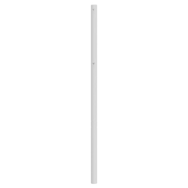 vidaXL Cabecero de repuesto de metal blanco 75 cm